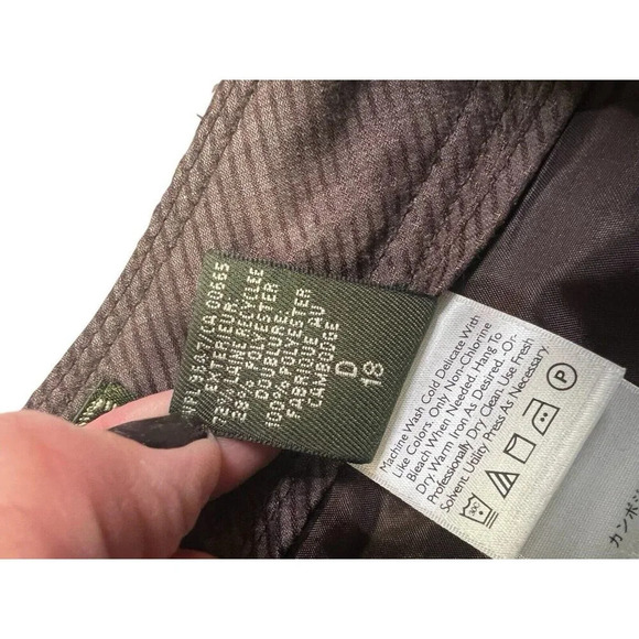 Vtg Eddie Bauer Women Wool Blend Maxi Skirt Brown 6 P Minimalist Lined Academia - Picture 6 of 9
